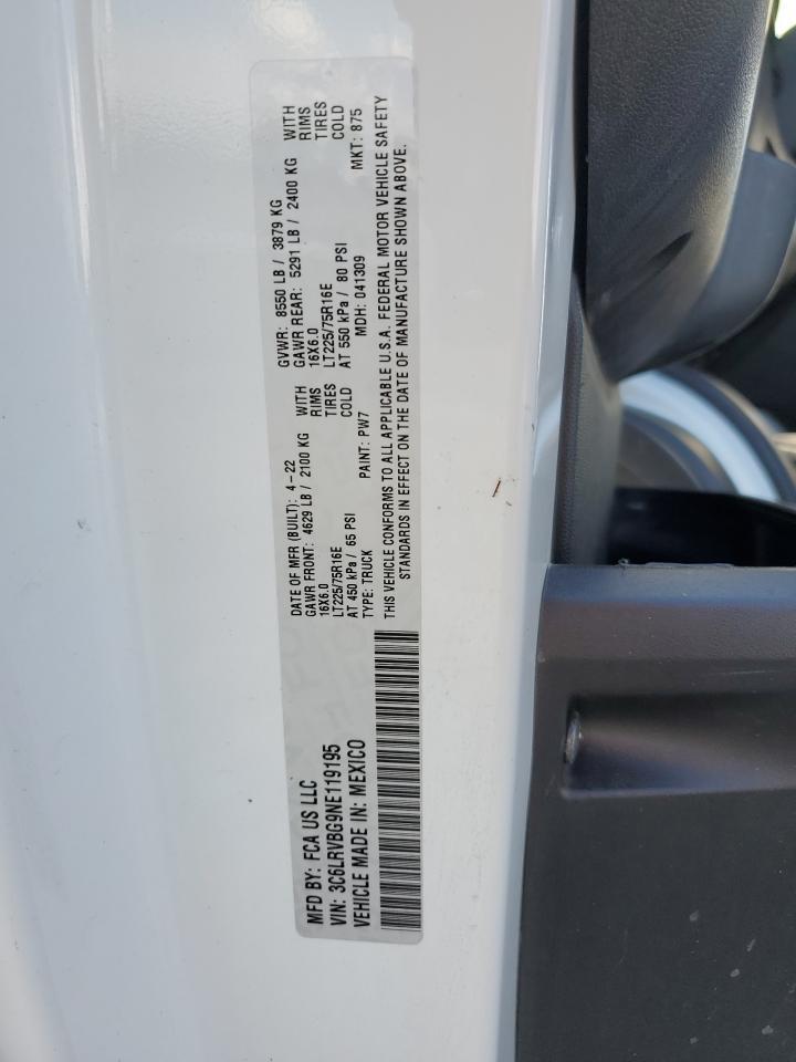 2022 Dodge RAM Promaster 1500 1500 High