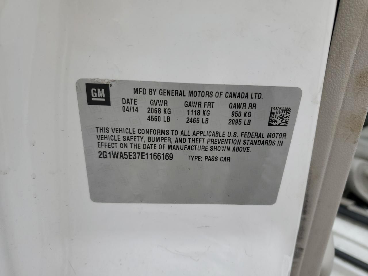 2014 Chevrolet Impala Limited ls