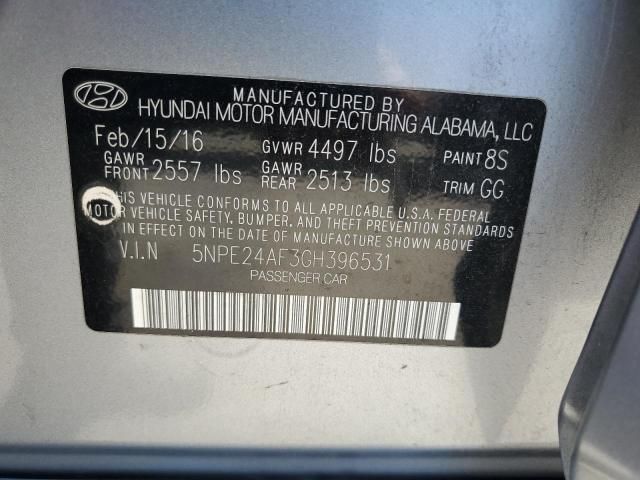 2016 Hyundai Sonata se