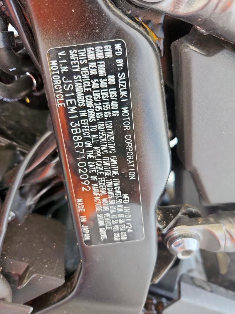 2024 Suzuki GSX800 F