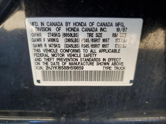2008 Honda Ridgeline RTL