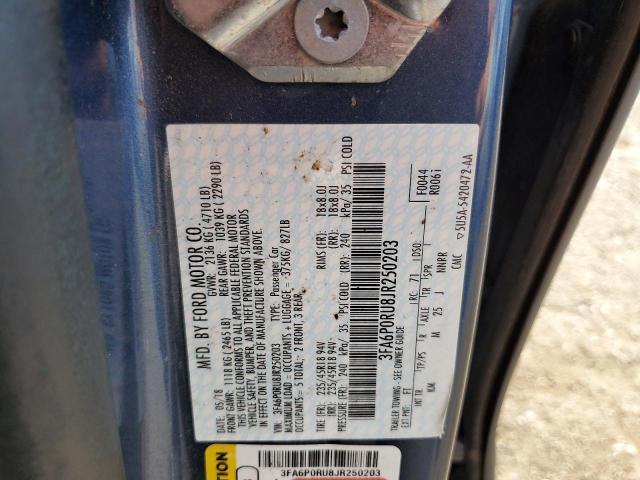 2018 Ford Fusion Titanium/platinum hev