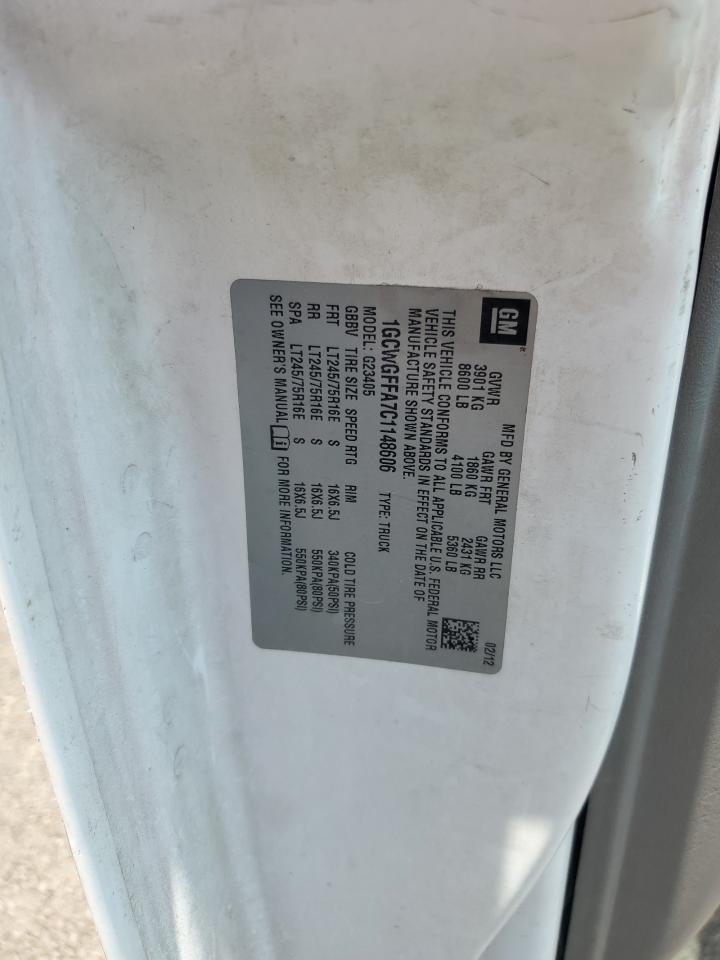 2012 Chevrolet Express G2500