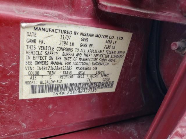 2008 Nissan Altima 3.5SE