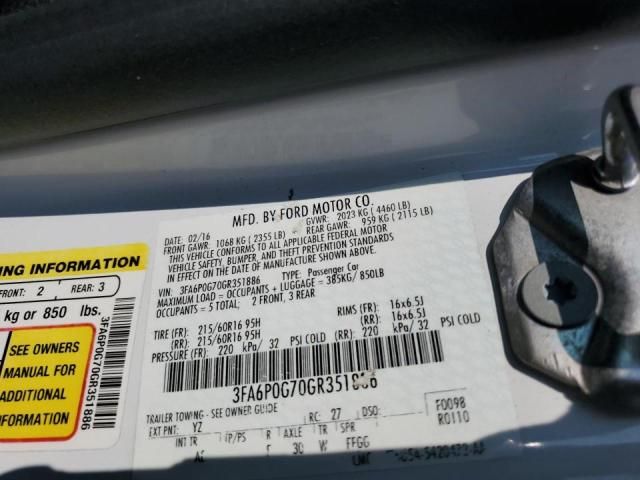2016 Ford Fusion S