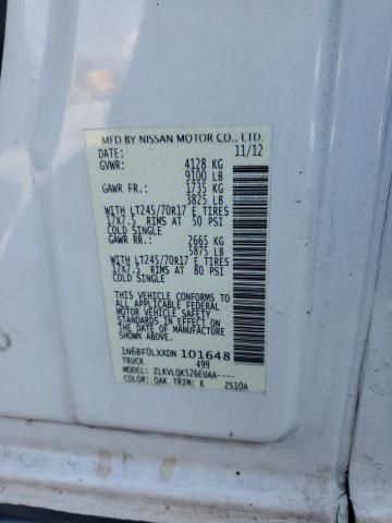 2013 Niss NV 2500 S Standard R