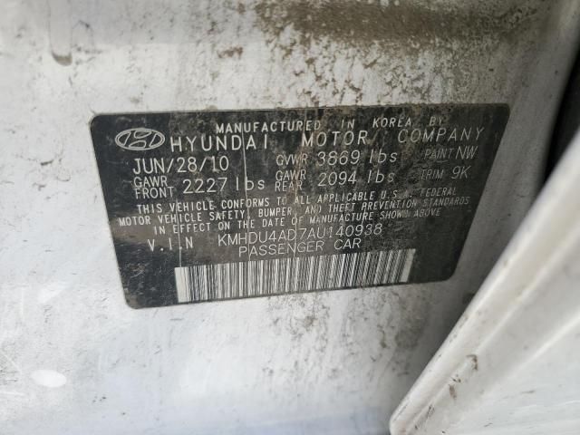 2010 Hyundai Elantra Blue