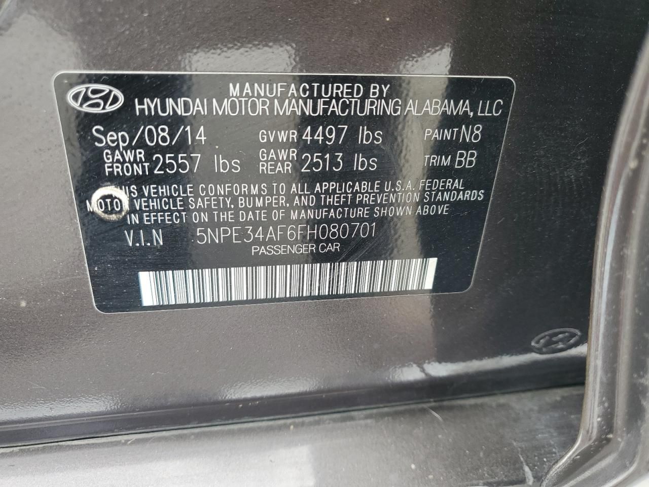 2015 Hyundai Sonata Sport