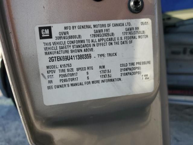 2001 GMC Sierra K1500 C3