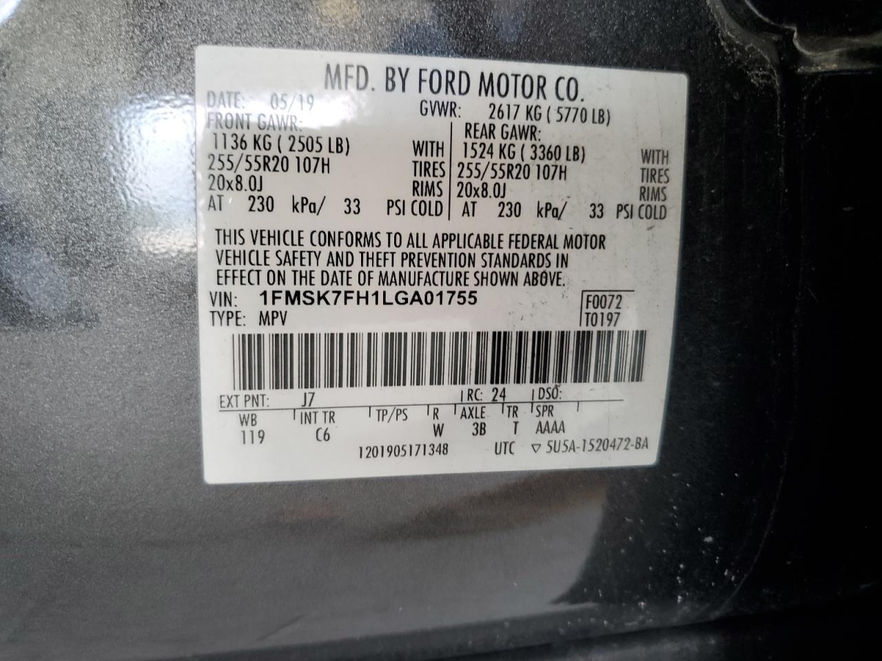 2020 Ford Explorer Limited