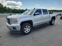 Salvage trucks for sale at Windham, ME auction: 2015 GMC Sierra K1500 SLT