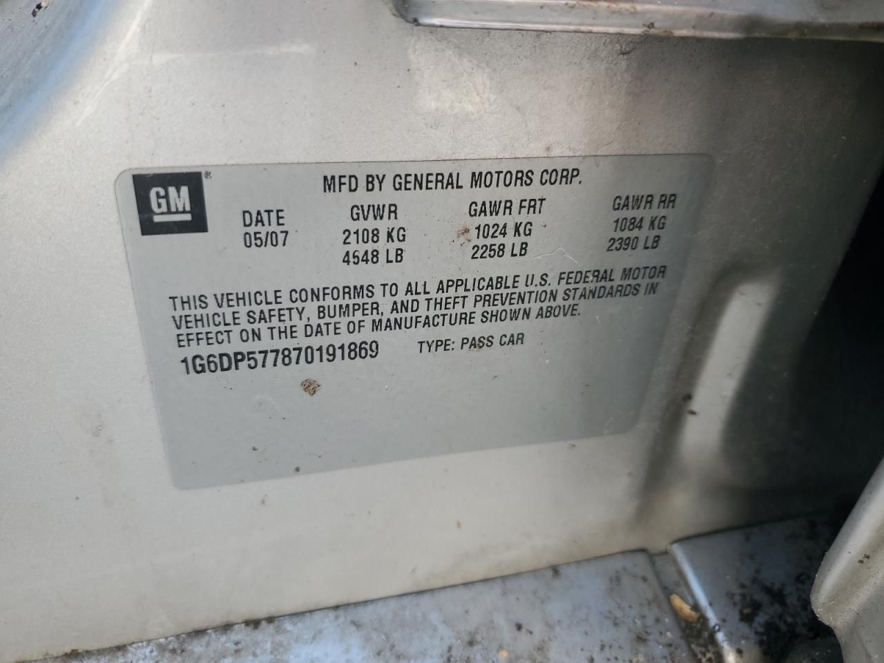 2007 Cadillac Cts hi Feature V6