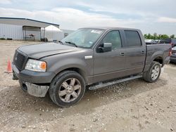 Salvage trucks for sale at Houston, TX auction: 2007 Ford F150 Supercrew