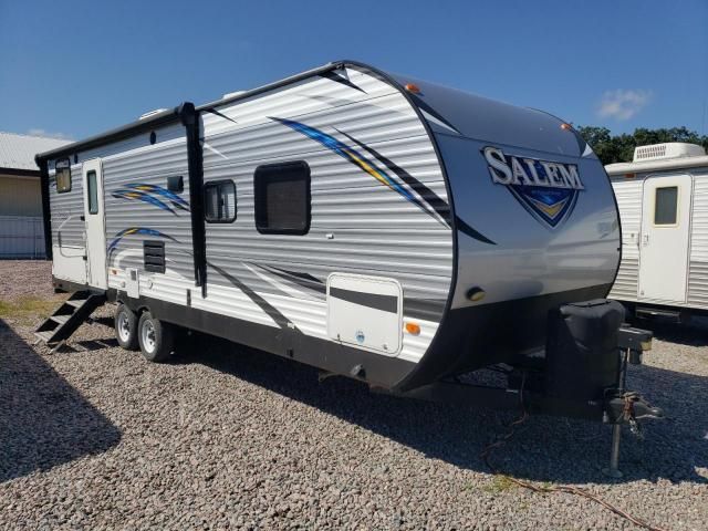 2018 Wildwood 2018 Salem Trailer-RVS TOY Hauler Camper