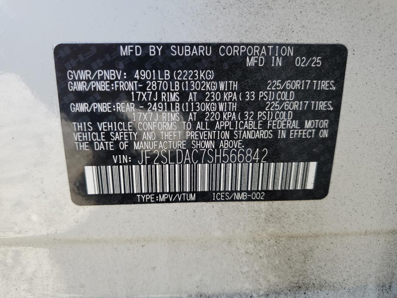 2025 Subaru Forester