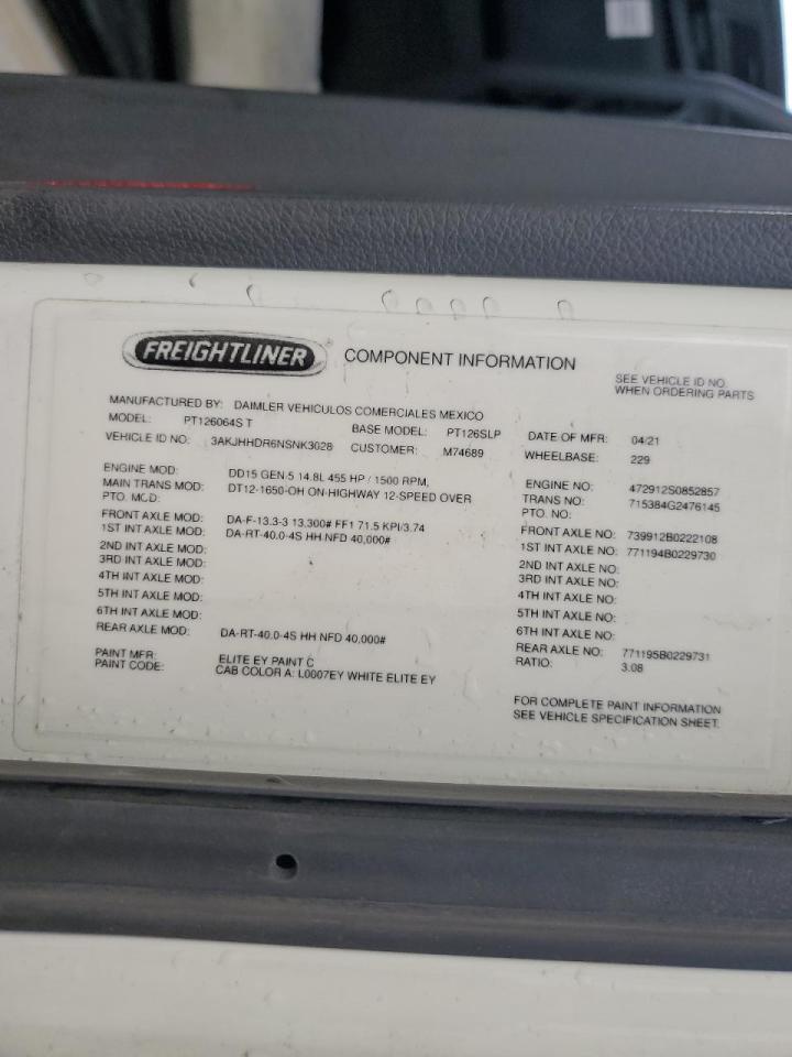 2022 Freightliner Cascadia 126 Semi Truck