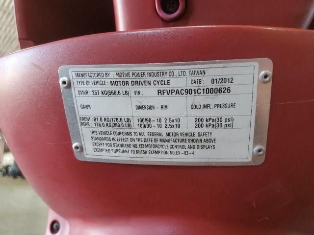 2012 Genuine Scooter Co. Buddy 170I