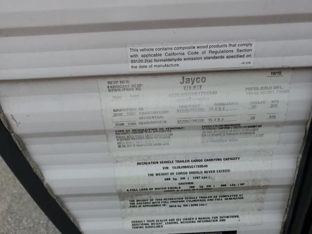 2016 Jayco Jayco