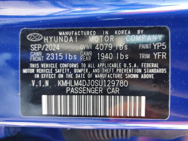2025 Hyundai Elantra Hybrid Blue