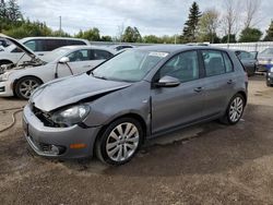 Salvage cars for sale from Copart Bowmanville, ON: 2013 Volkswagen Golf