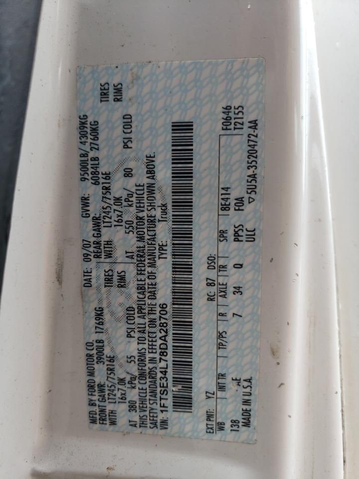 2008 Ford Econoline E350 Super Duty Van