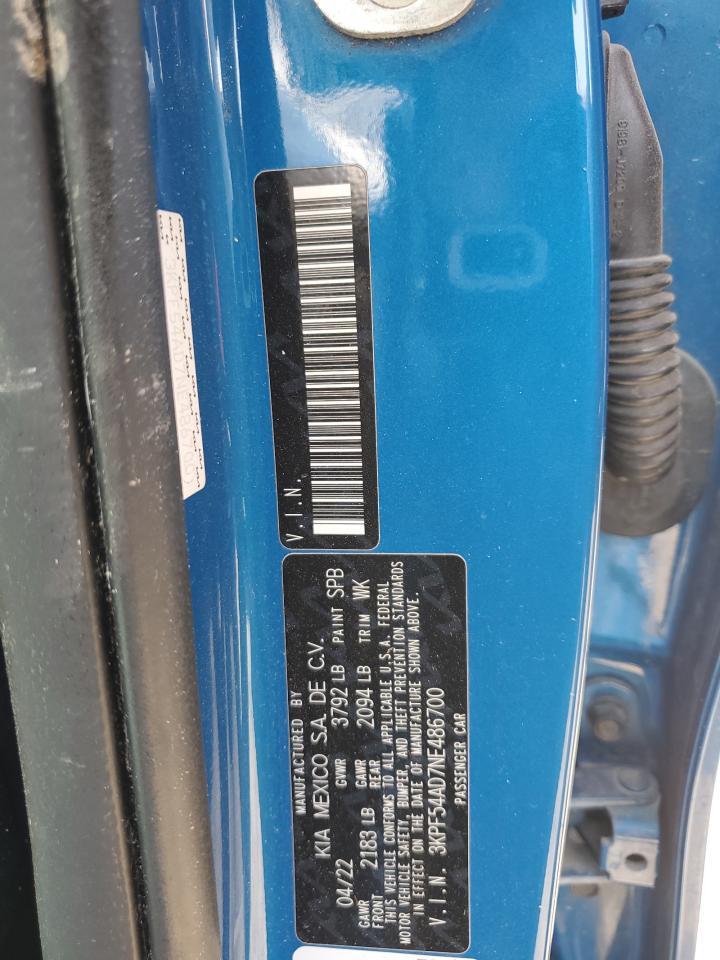 2022 KIA Forte gt Line