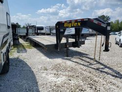Salvage trucks for sale at Rogersville, MO auction: 2021 Big Tex 20GN-20BK+5 Equipment Trailer