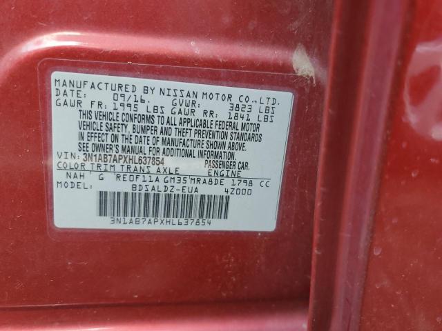 2017 Nissan Sentra sv