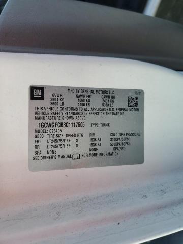 2012 Chevrolet Express G2500