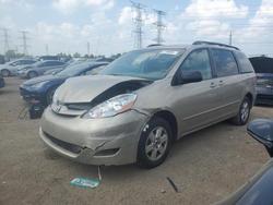 Toyota Sienna ce salvage cars for sale: 2008 Toyota Sienna ce