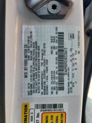 2018 Ford Fusion TITANIUM/PLATINUM