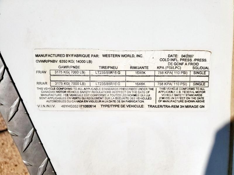 2007 Cirj Horse Trailer