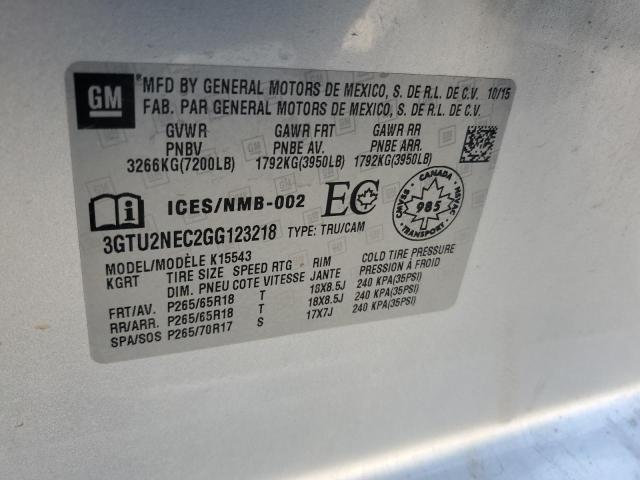 2016 GMC Sierra K1500 SLT