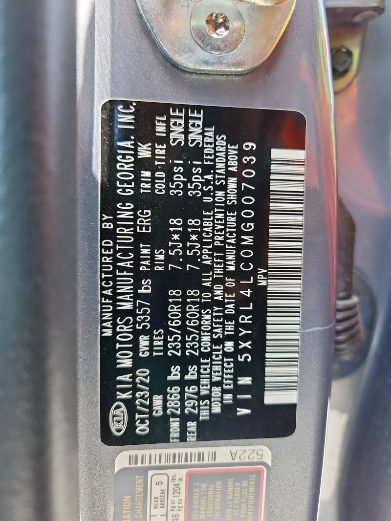 2021 KIA Sorento S