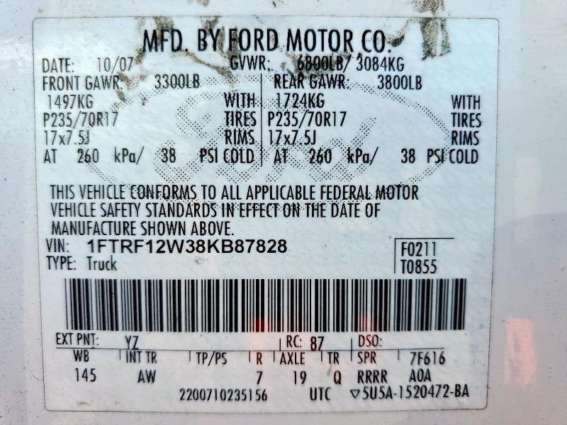 2008 Ford F150
