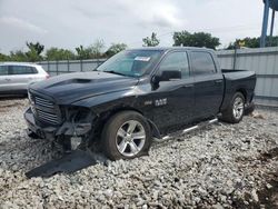 Salvage trucks for sale at Chicago Heights, IL auction: 2017 Dodge RAM 1500 Sport