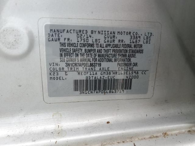 2014 Nissan Versa S