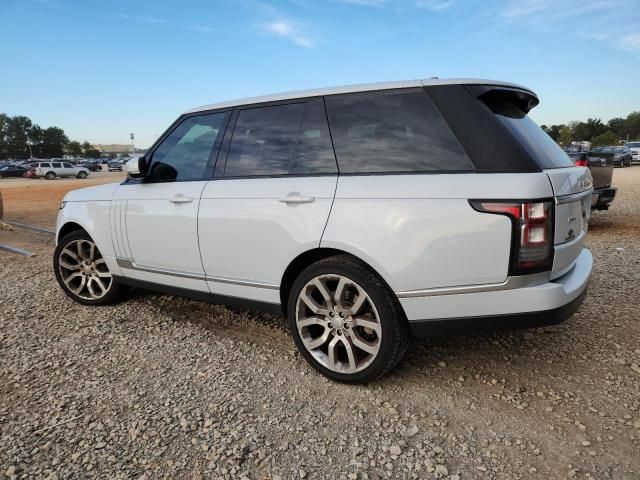 2016 Land Rover Range Rover HSE