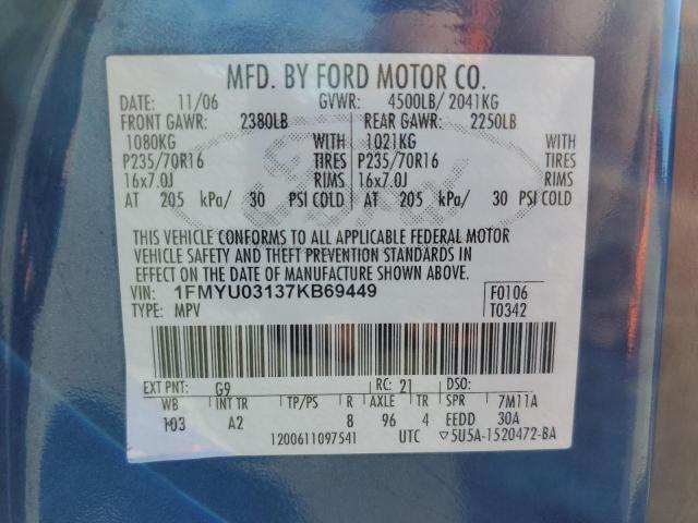 2007 Ford Escape xlt