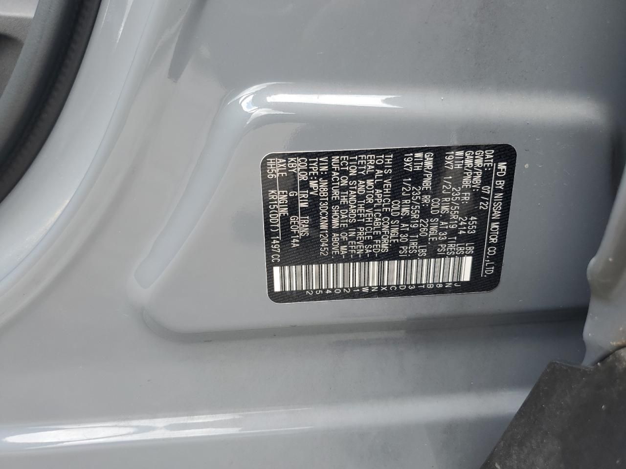 2022 Nissan Rogue Platinum