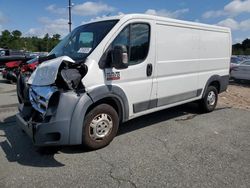 Salvage trucks for sale at Exeter, RI auction: 2017 Dodge RAM Promaster 1500 1500 Standard