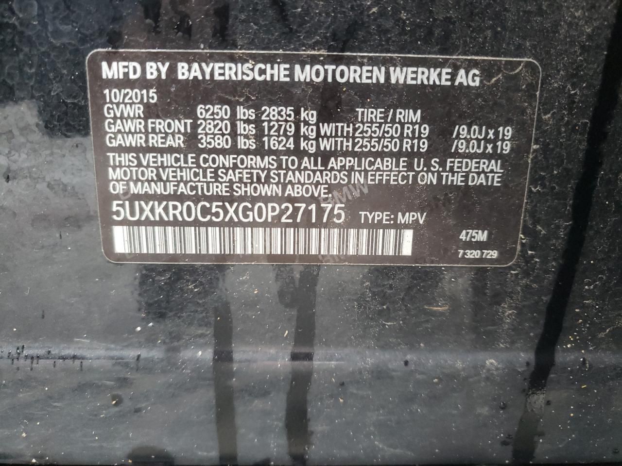 2016 BMW X5 Xdrive35i