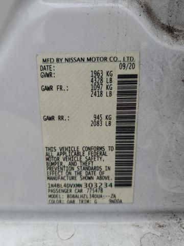 2021 Nissan Altima sv