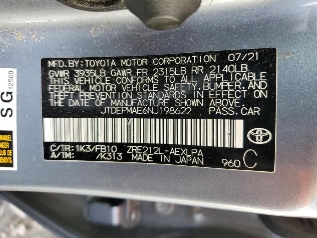 2022 Toyota Corolla LE