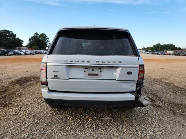2016 Land Rover Range Rover HSE