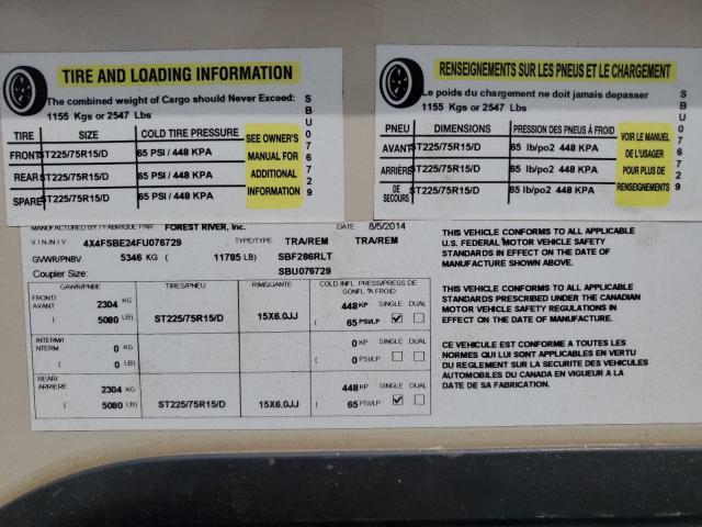 2015 Foresriver 2015 Wildwood Salem Hemi