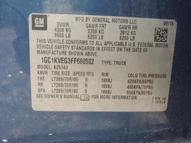 2015 Chevrolet Silverado K2500 Heavy Duty LT