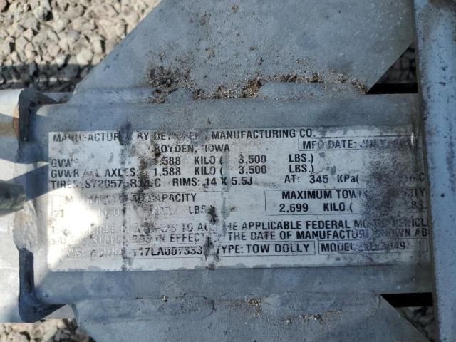 2020 TRA 2020 Demco Karkaddy SS Car Dolly