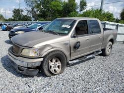 Salvage trucks for sale at Riverview, FL auction: 2003 Ford F150 Supercrew