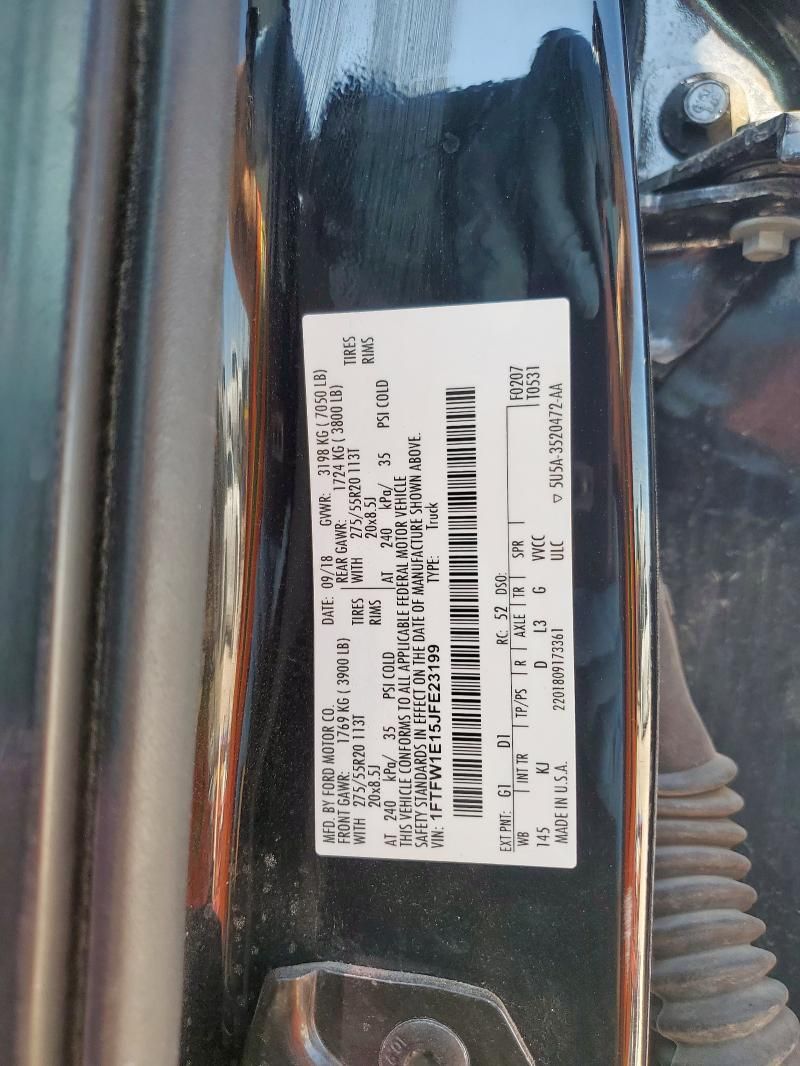 2018 Ford F150 Supercrew